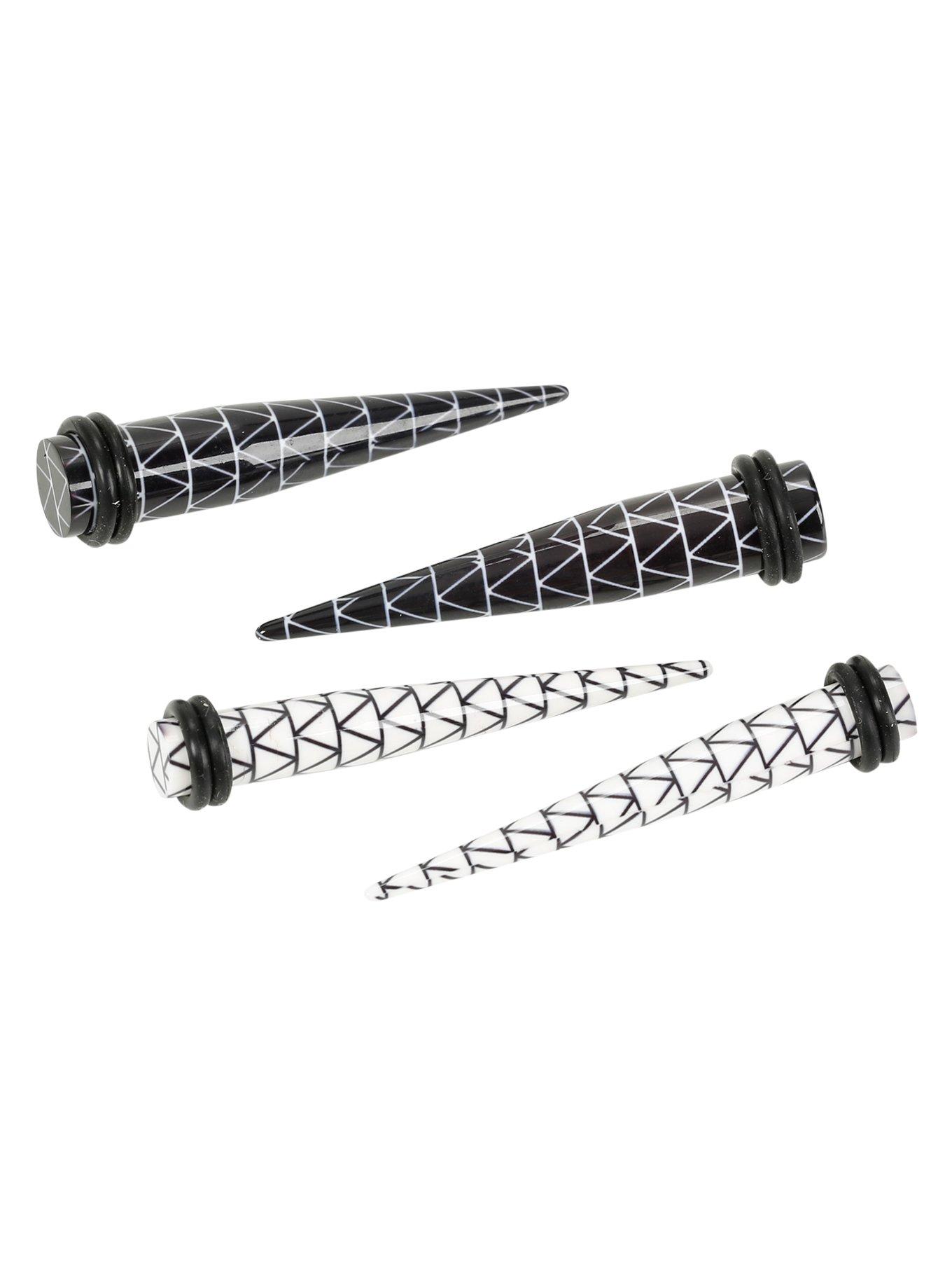 Acrylic Sacred Geometry Taper 4 Pack, MULTI, hi-res