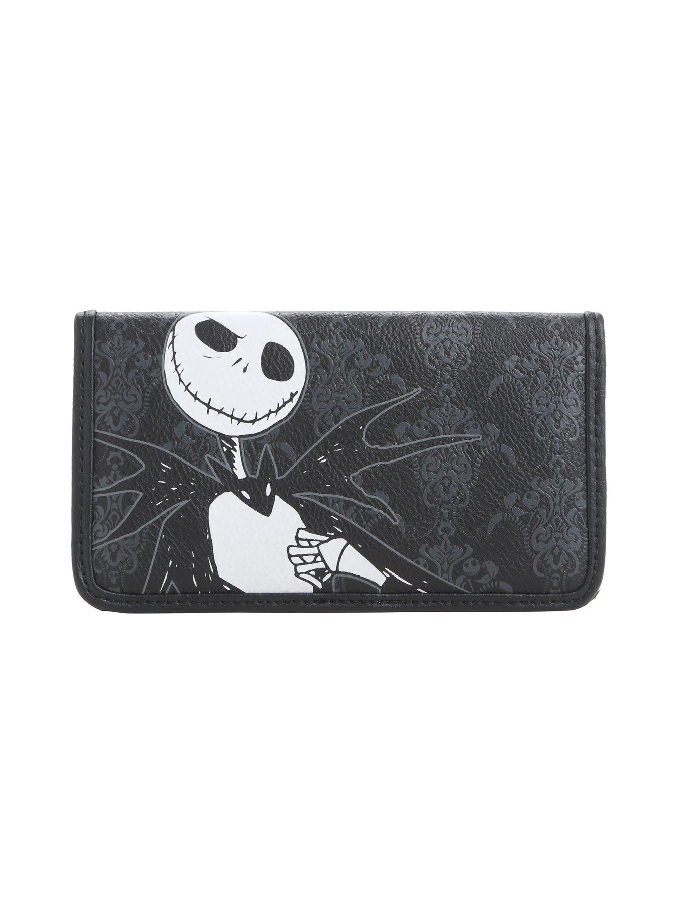 The Nightmare Before Christmas Jack Pinstripe Snap Wallet, , hi-res