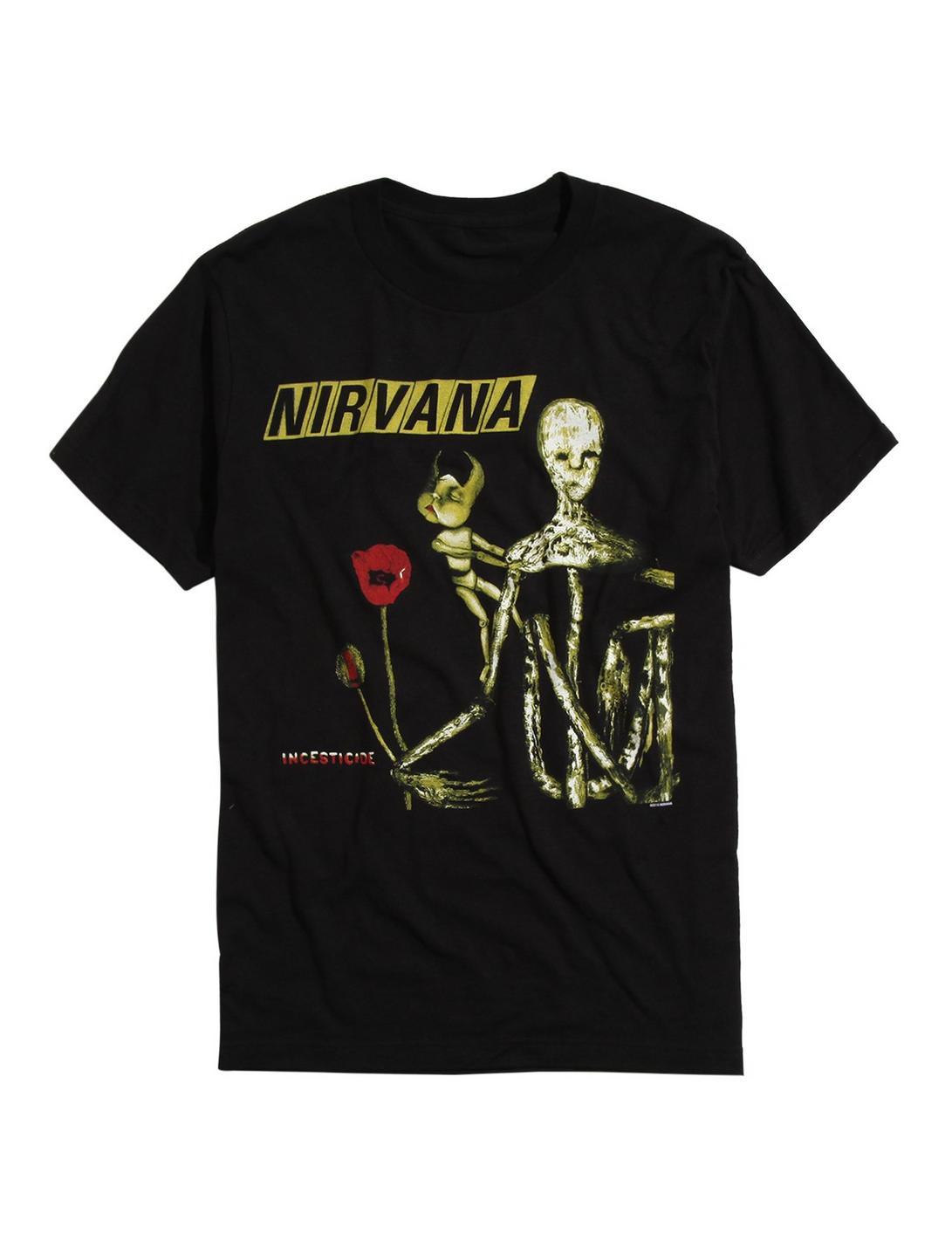 Nirvana Incesticide T-Shirt, BLACK, hi-res