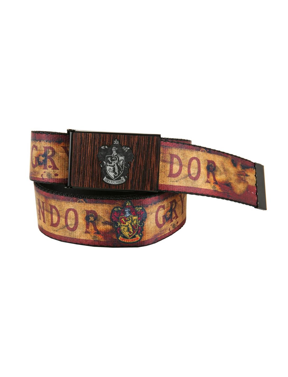 Harry Potter Gryffindor Wood Buckle Belt , , hi-res