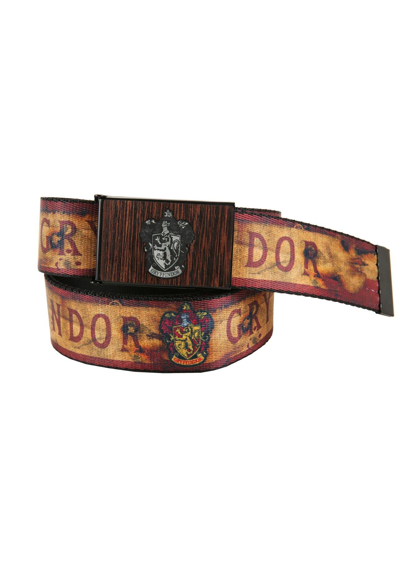 Harry Potter Gryffindor Wood Buckle Belt , , hi-res