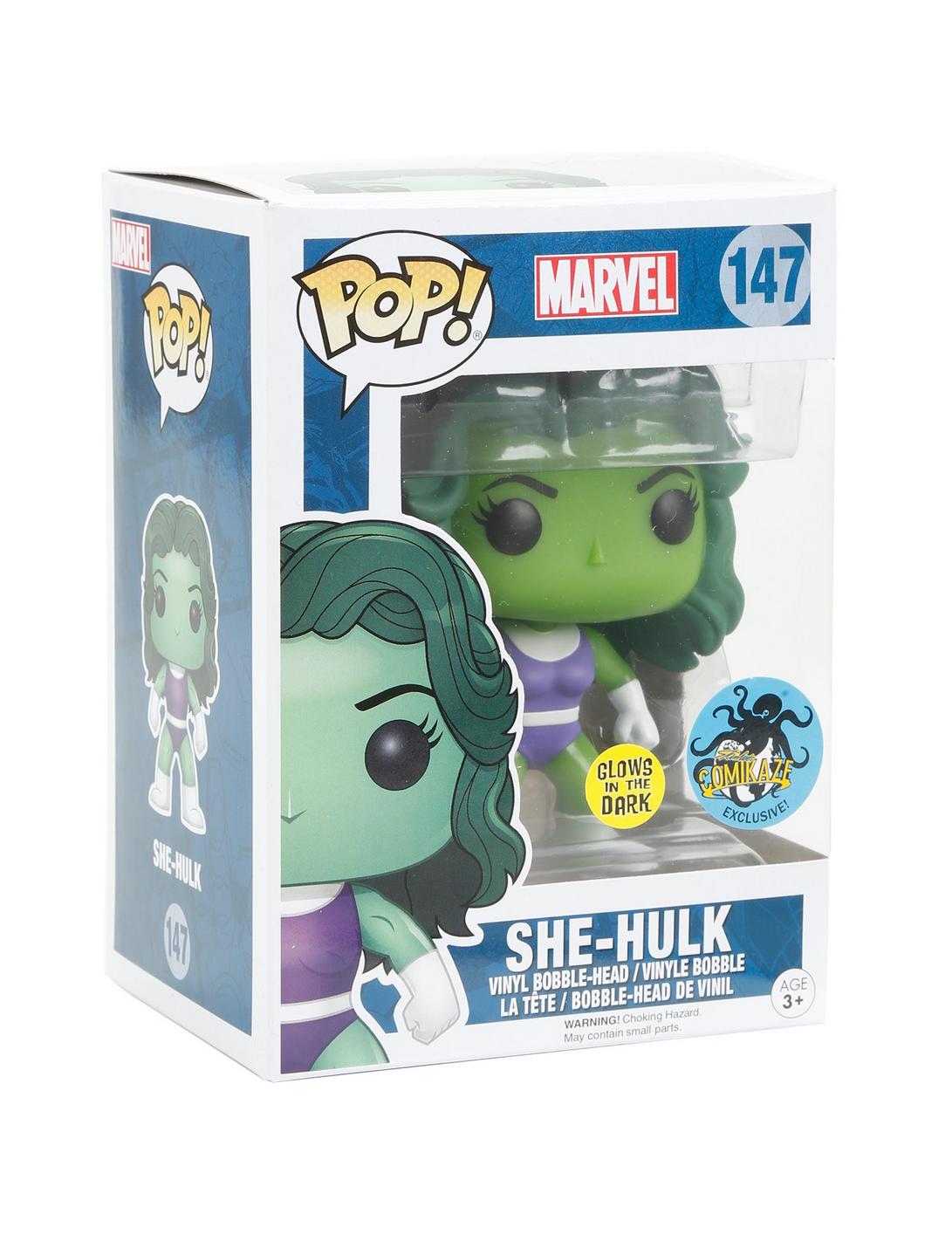 Funko Marvel Pop! She-Hulk Vinyl Bobble-Head Stan Lee’s L.A. Comic Con Exclusive, , hi-res