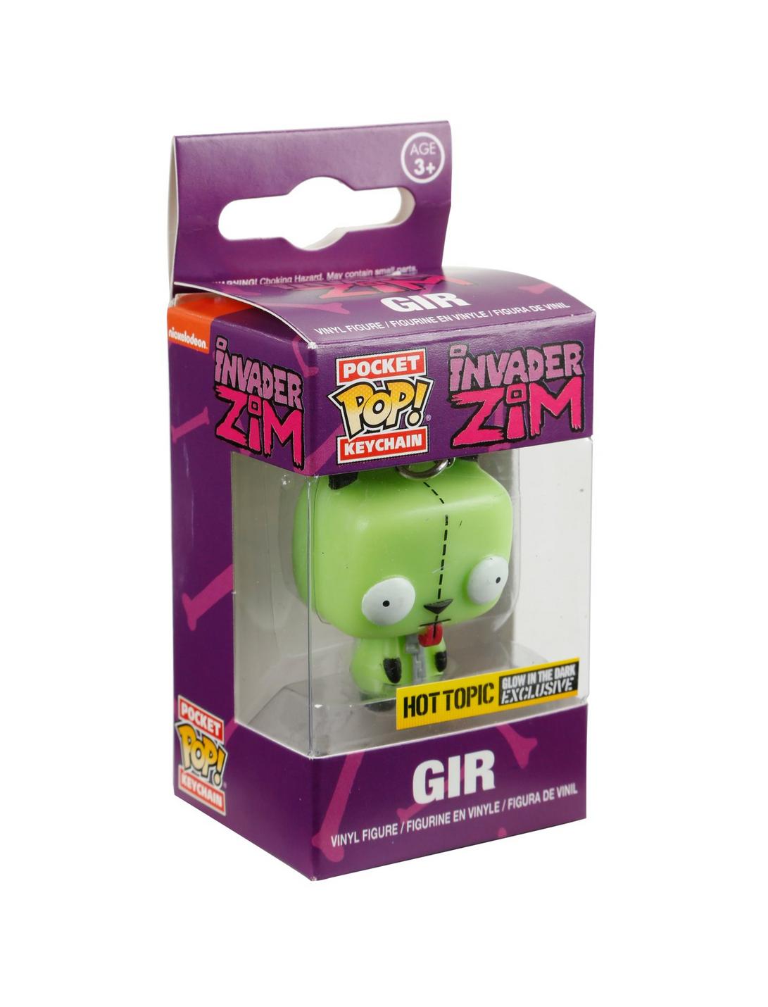 Funko Invader Zim Pocket Pop! Gir Key Chain, , hi-res