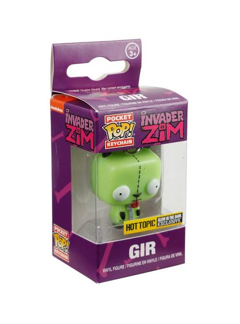 Funko Invader Zim Pocket Pop! Gir Key Chain | Hot Topic