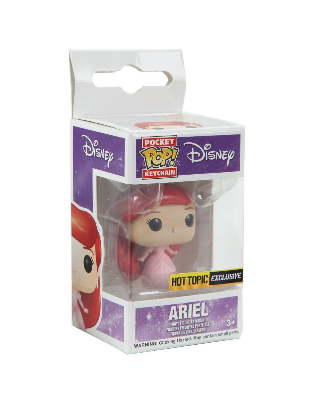 Funko Disney The Little Mermaid Pocket Pop! Ariel (Dress) Key Chain Hot Topic Exclusive, , hi-res