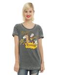 Disney Toy Story Woody's Roundup Girls Burnout T-Shirt , CHARCOAL HEATHER, hi-res