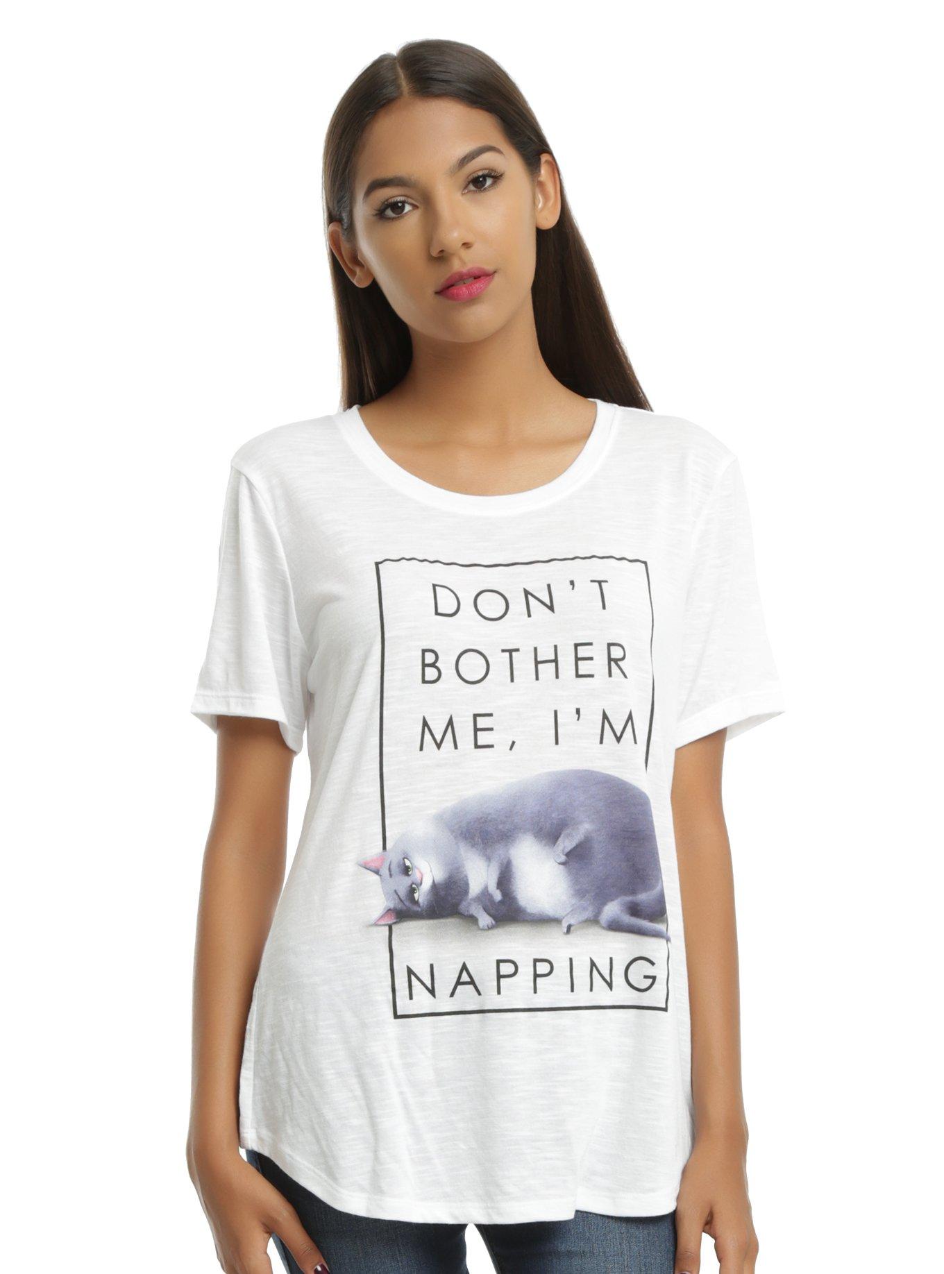 The Secret Life Of Pets Napping Girls Tee, WHITE, hi-res