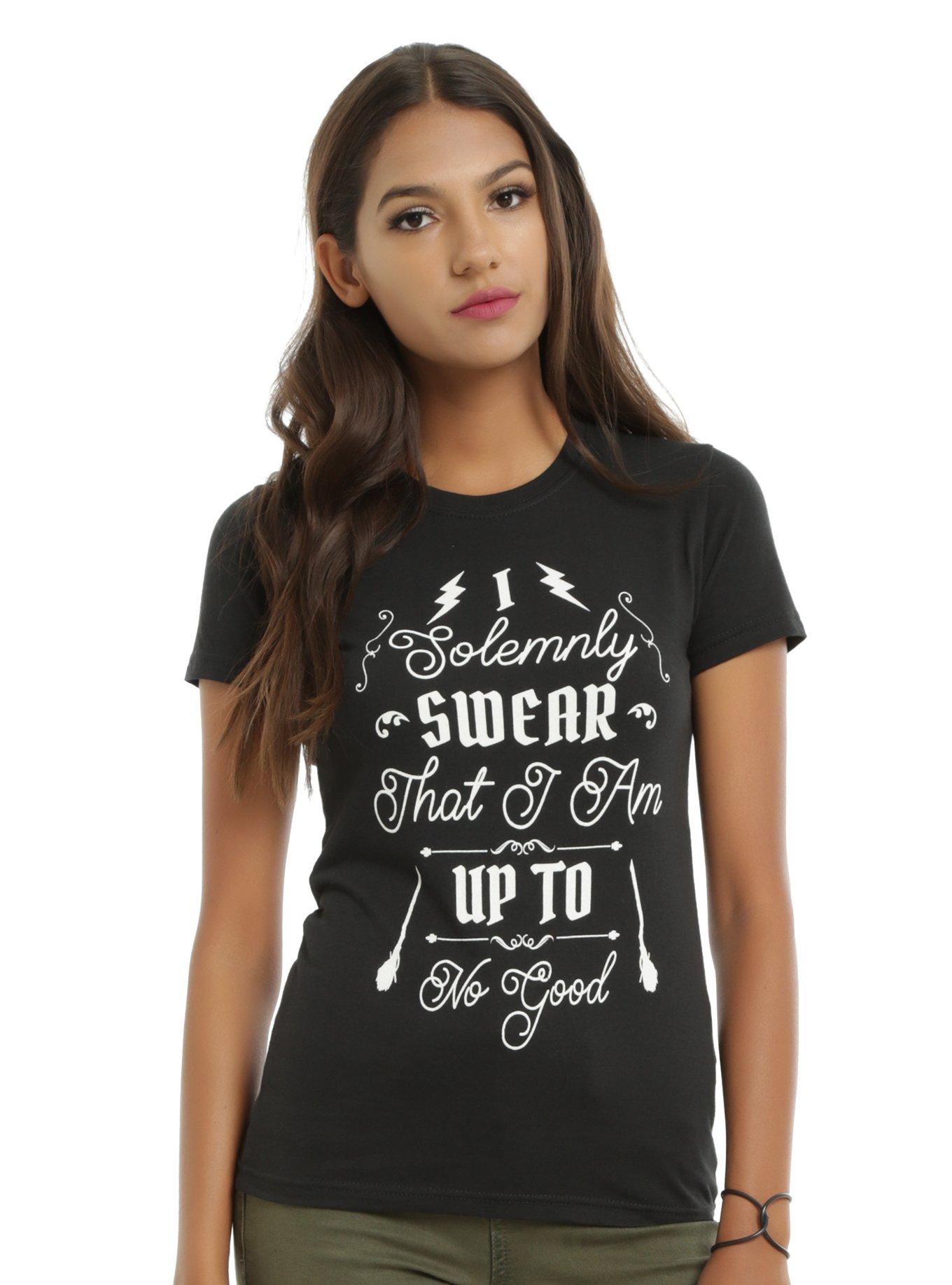 Harry Potter Solemnly Swear Girls T-Shirt, BLACK, hi-res