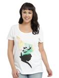 Disney Peter Pan Sky Scene Girls T-Shirt Plus Size, WHITE, hi-res