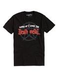 Smell The Death Metal T-Shirt, BLACK, hi-res