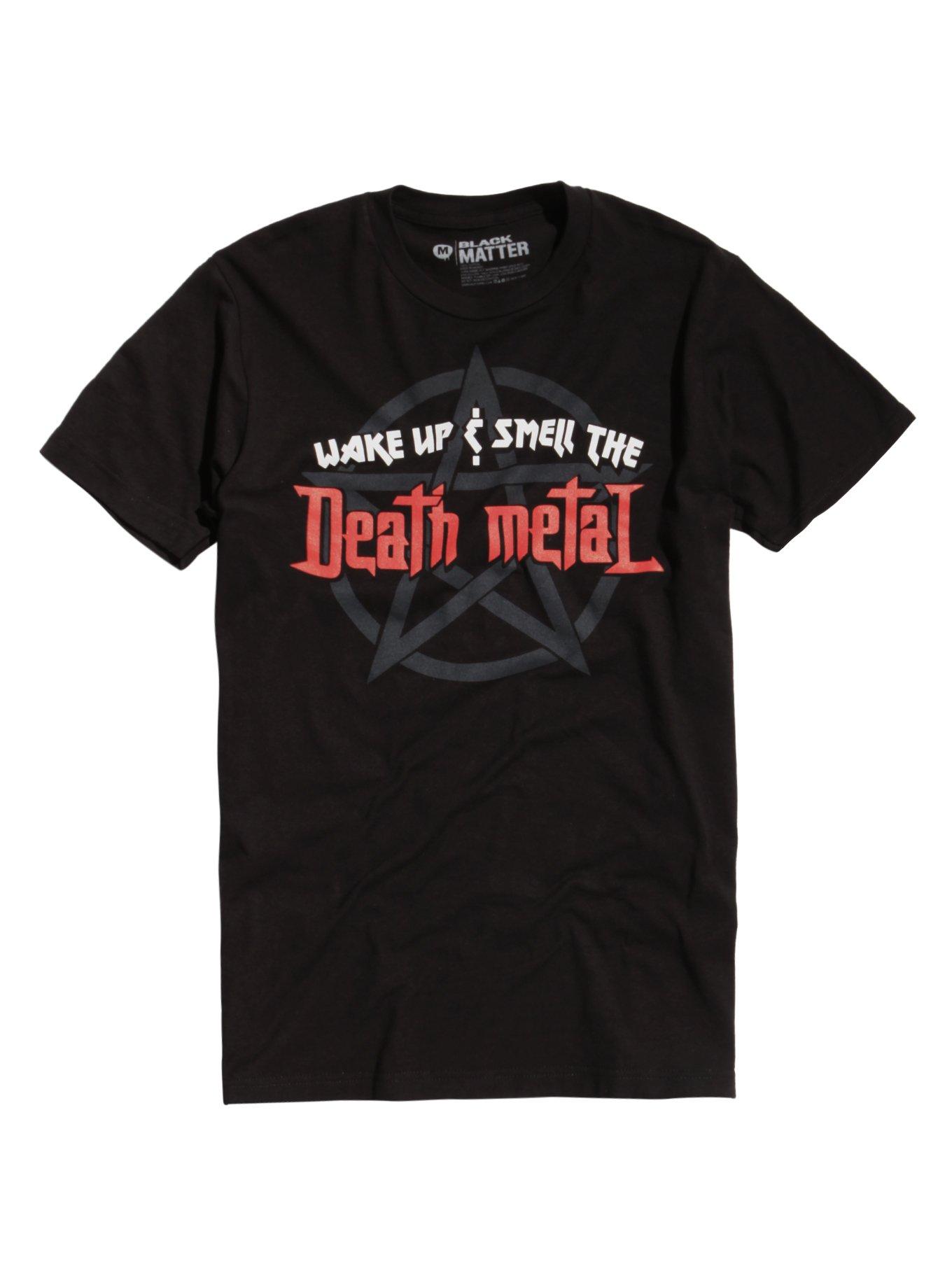 Smell The Death Metal T-Shirt, BLACK, hi-res