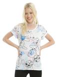 Disney Lilo & Stitch Watercolor Girls T-Shirt, BLUE, hi-res