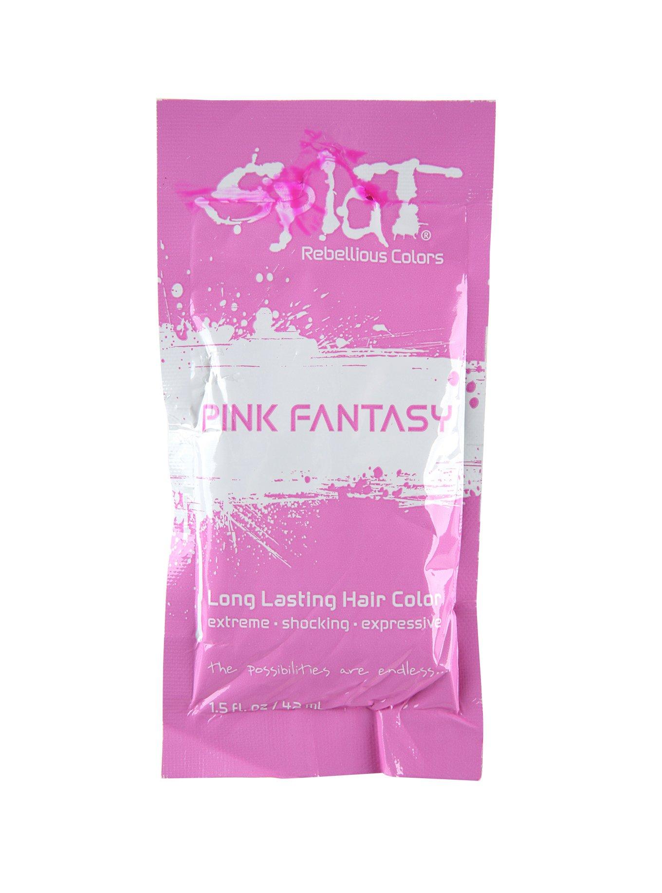 Splat Semi-Permanent Pink Fantasy Single Hair Dye Packet, , hi-res