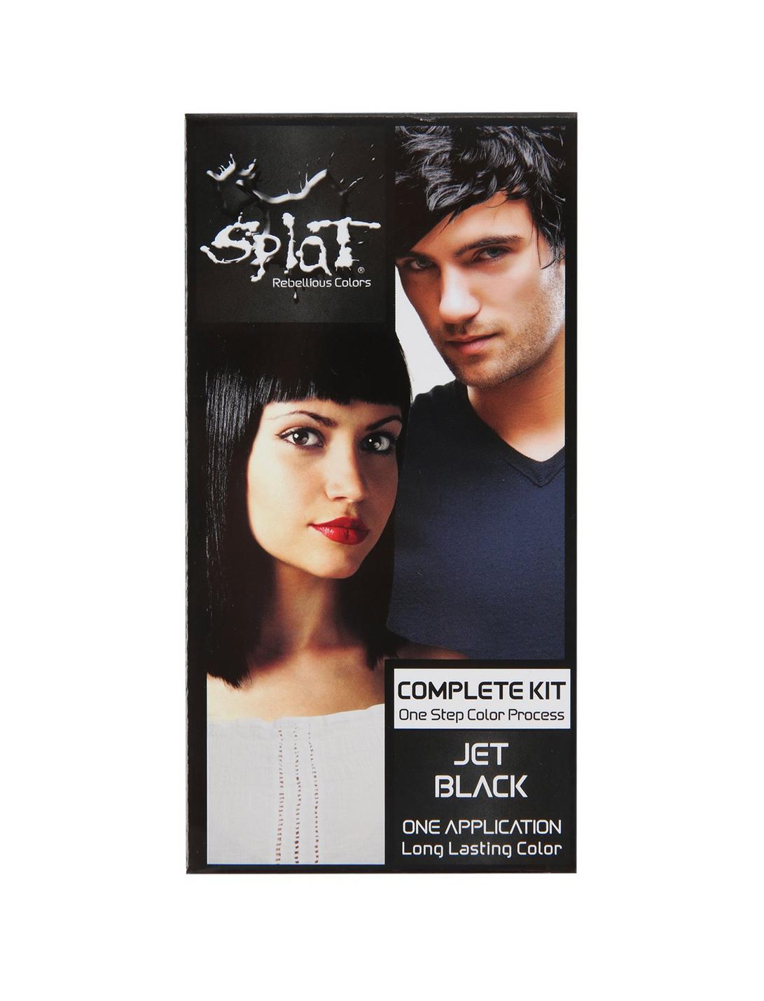 Splat Semi-Permanent Jet Black Hair Dye Kit, , hi-res