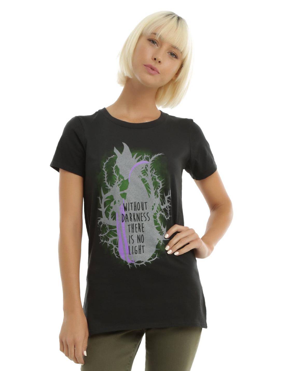 Disney Sleeping Beauty Maleficent Without Darkness Girls T-Shirt , BLACK, hi-res