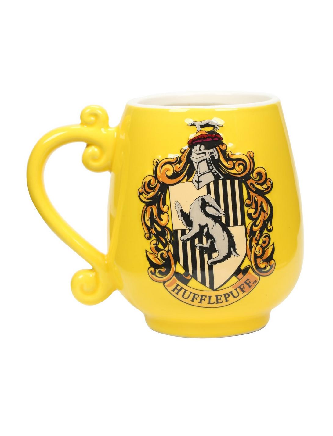 Harry Potter Hufflepuff Crest Ceramic Mug, , hi-res