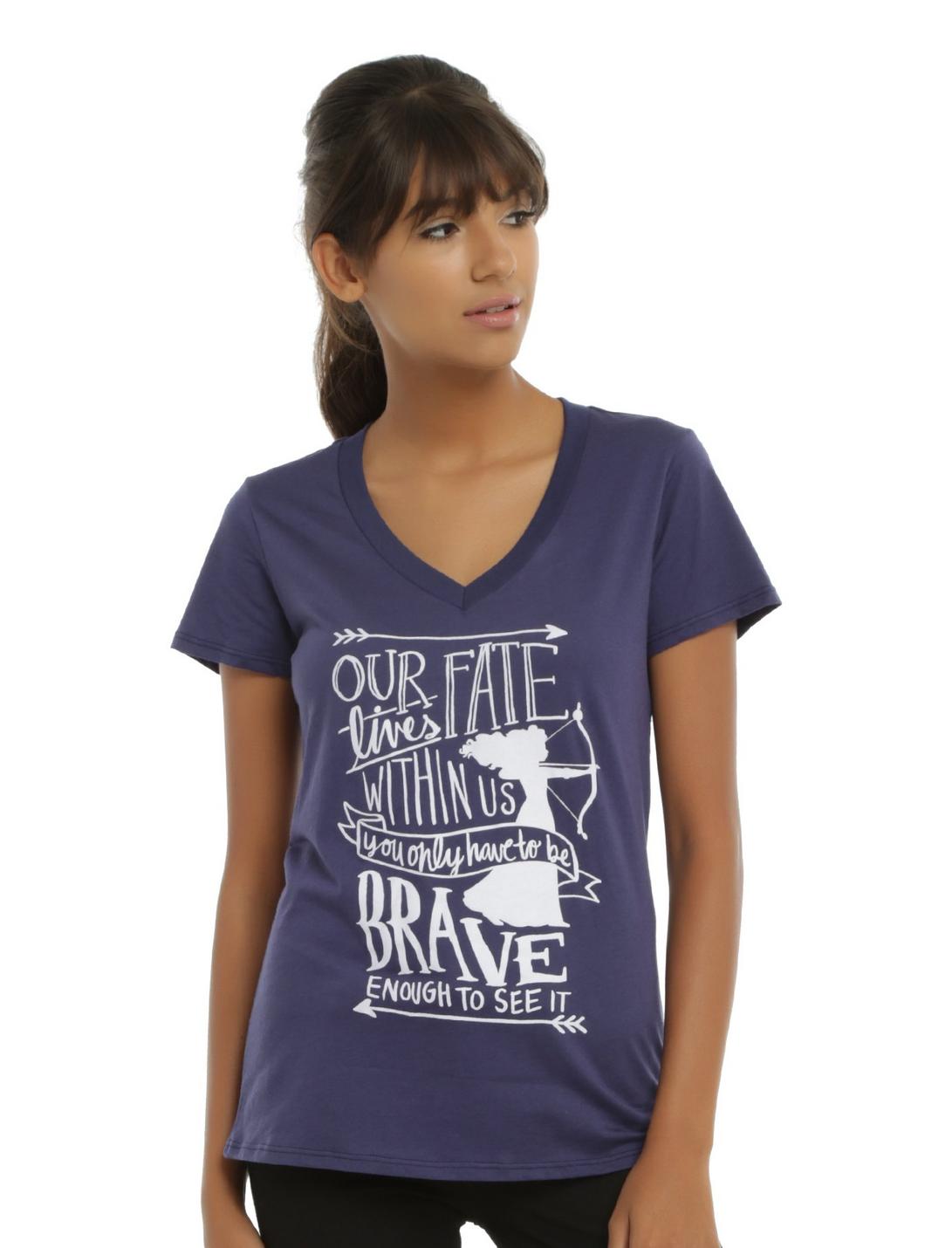 Disney Brave Fate Lies Within Girls T-Shirt, BLUE, hi-res