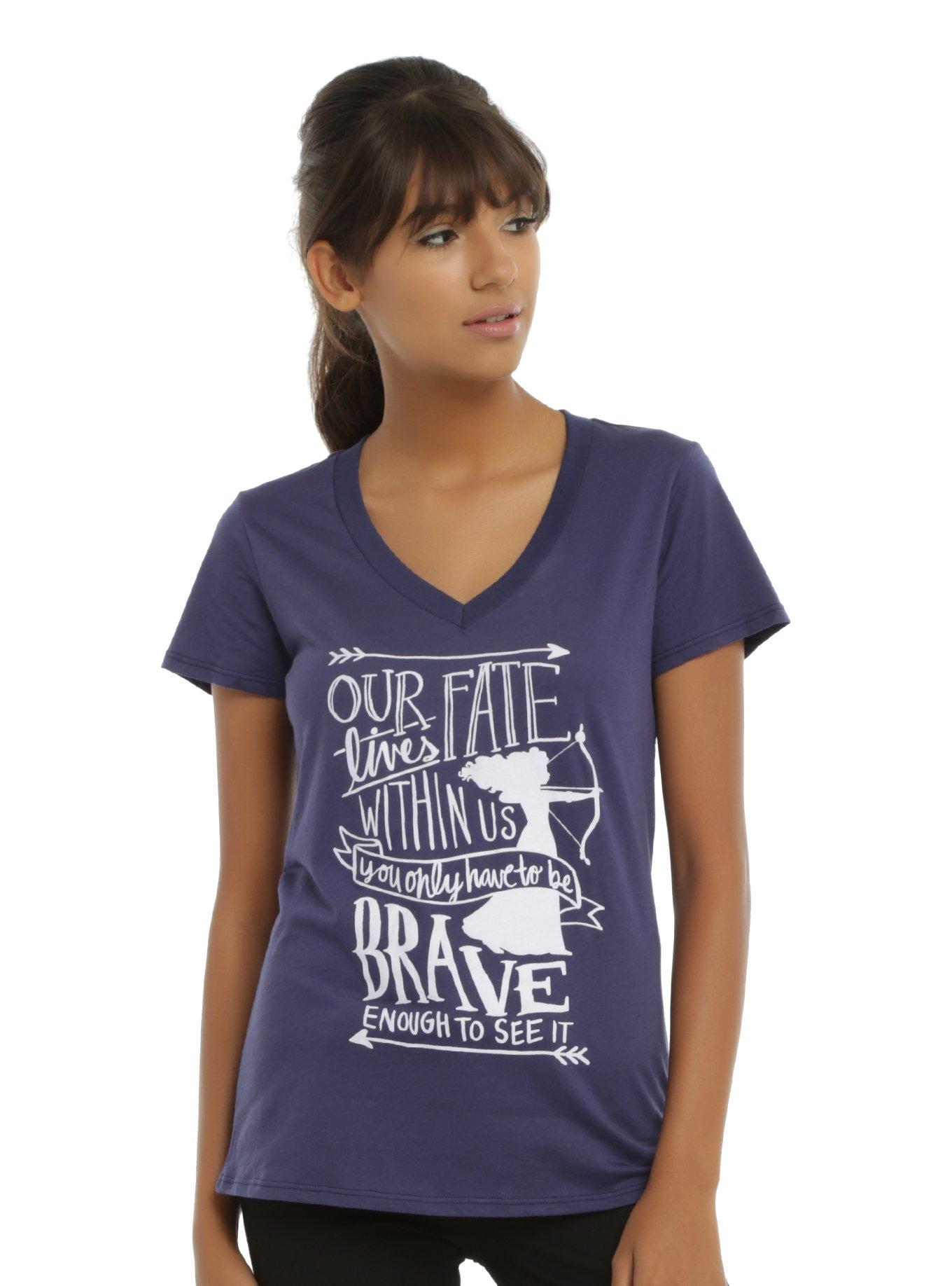 Disney Brave Fate Lies Within Girls T-Shirt, BLUE, hi-res