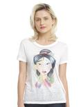Disney Mulan Reflection Burnout Girls T-Shirt, WHITE, hi-res