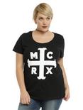 My Chemical Romance Cross Girls T-Shirt Plus Size, BLACK, hi-res