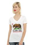 Blink-182 California Bear Girls T-Shirt, WHITE, hi-res