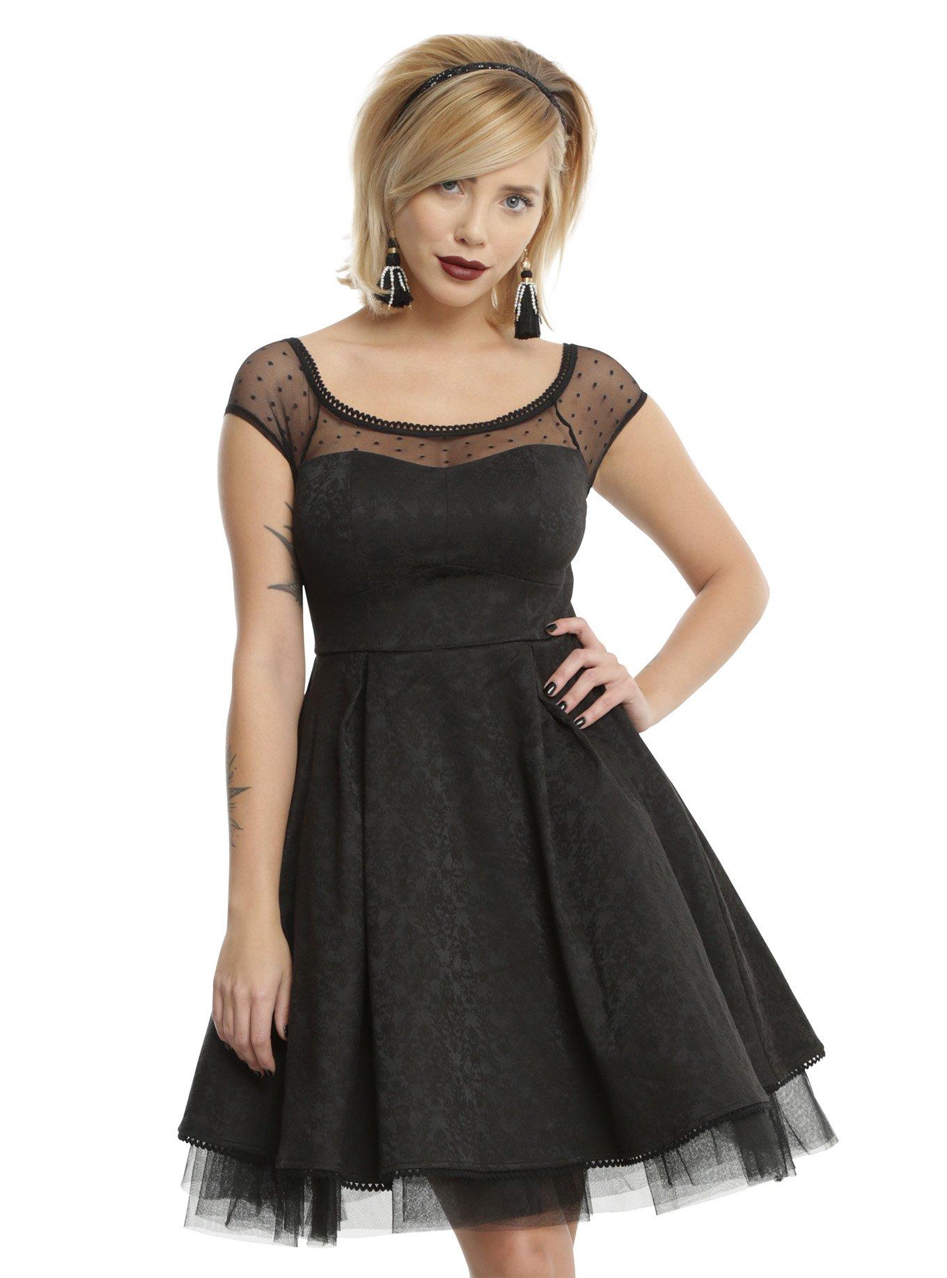 Disney Villains Swing Dress, BLACK, hi-res