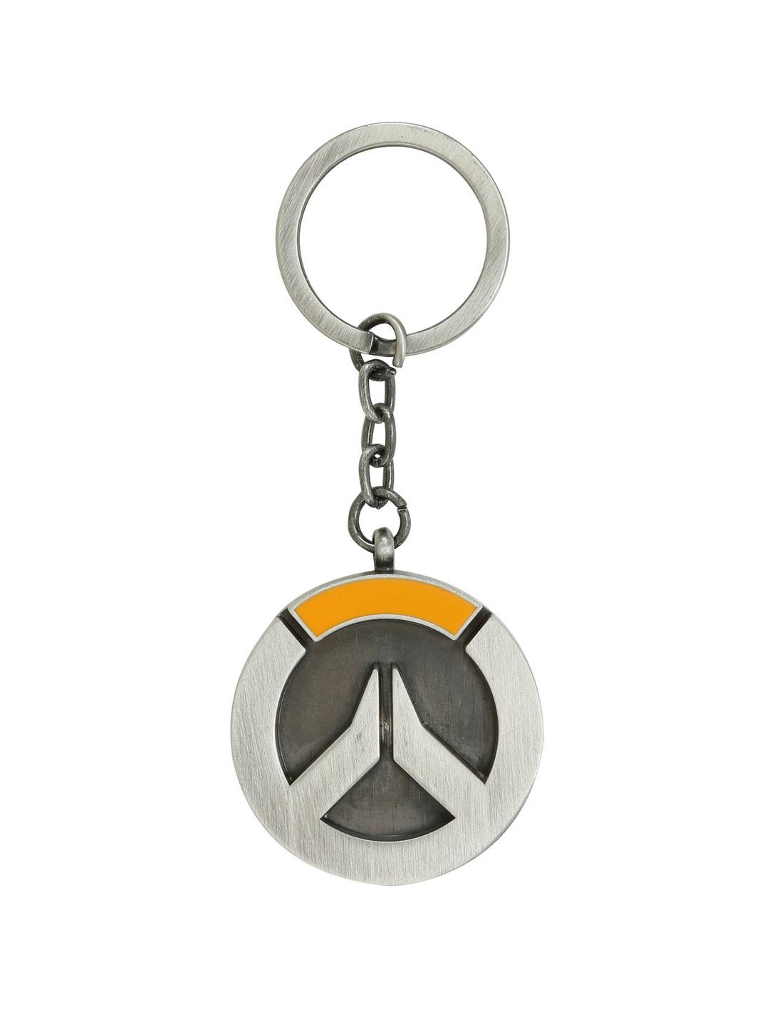 Overwatch Logo Metal Key Chain, , hi-res