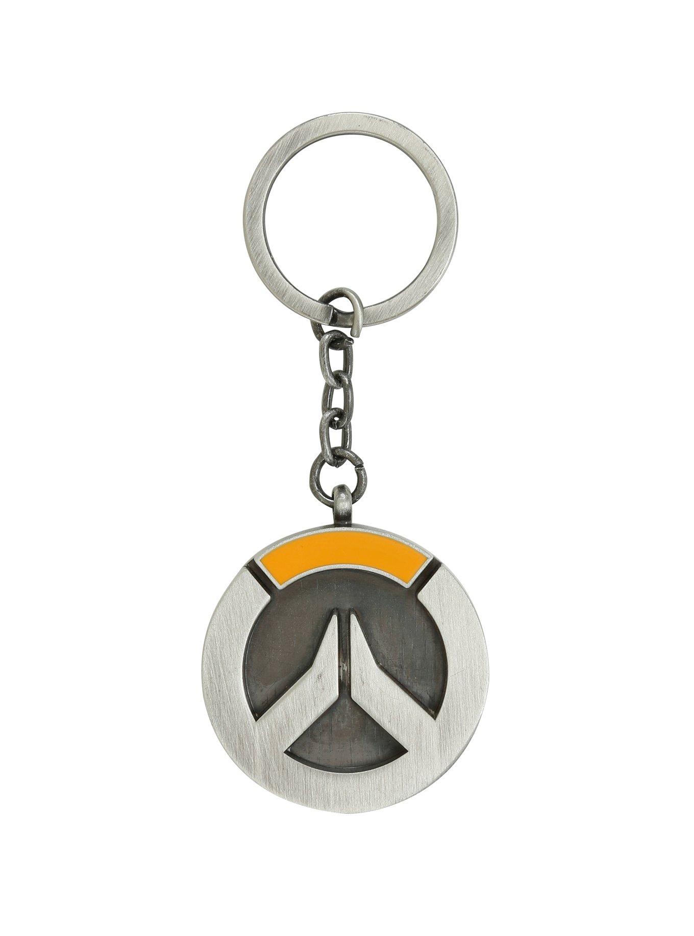 Overwatch Logo Metal Key Chain, , hi-res