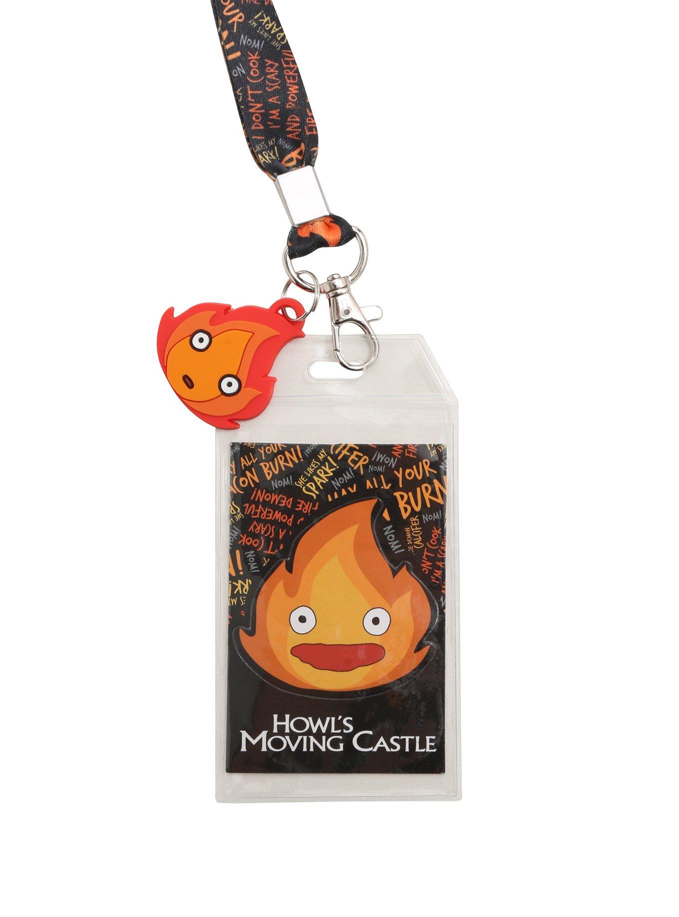 Studio Ghibli Howl's Moving Castle Calcifer Lanyard | Hot Topic
