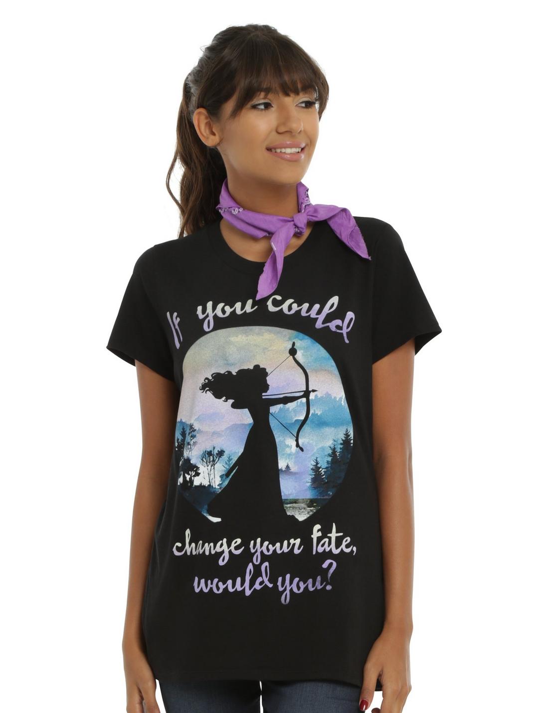 Disney Brave Chase The Wind Girls T-Shirt, BLACK, hi-res