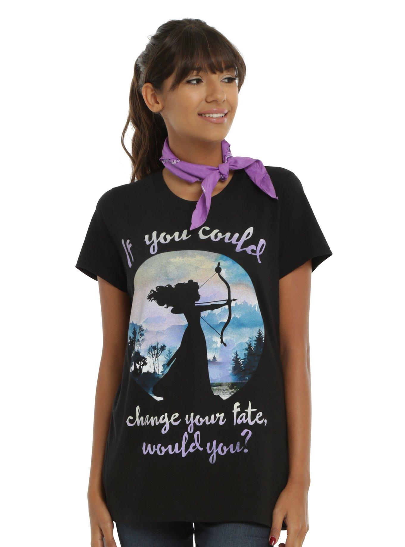 Disney Brave Chase The Wind Girls T-Shirt, BLACK, hi-res