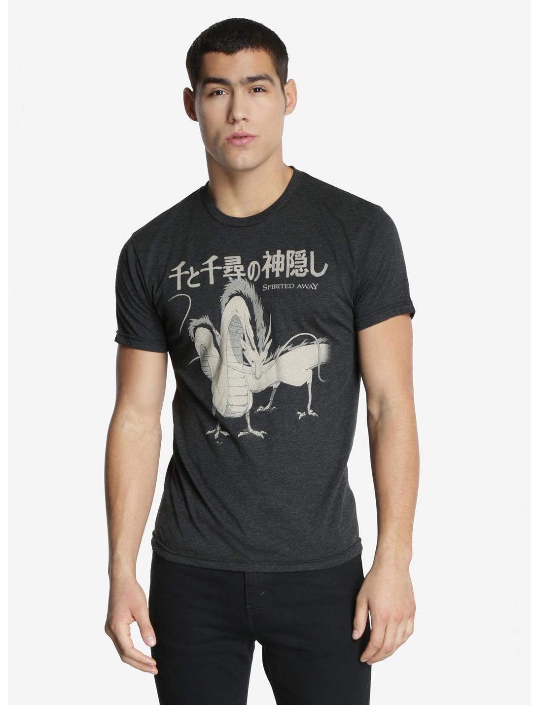 Spirited Away Haku Kanji T-Shirt, BLACK, hi-res
