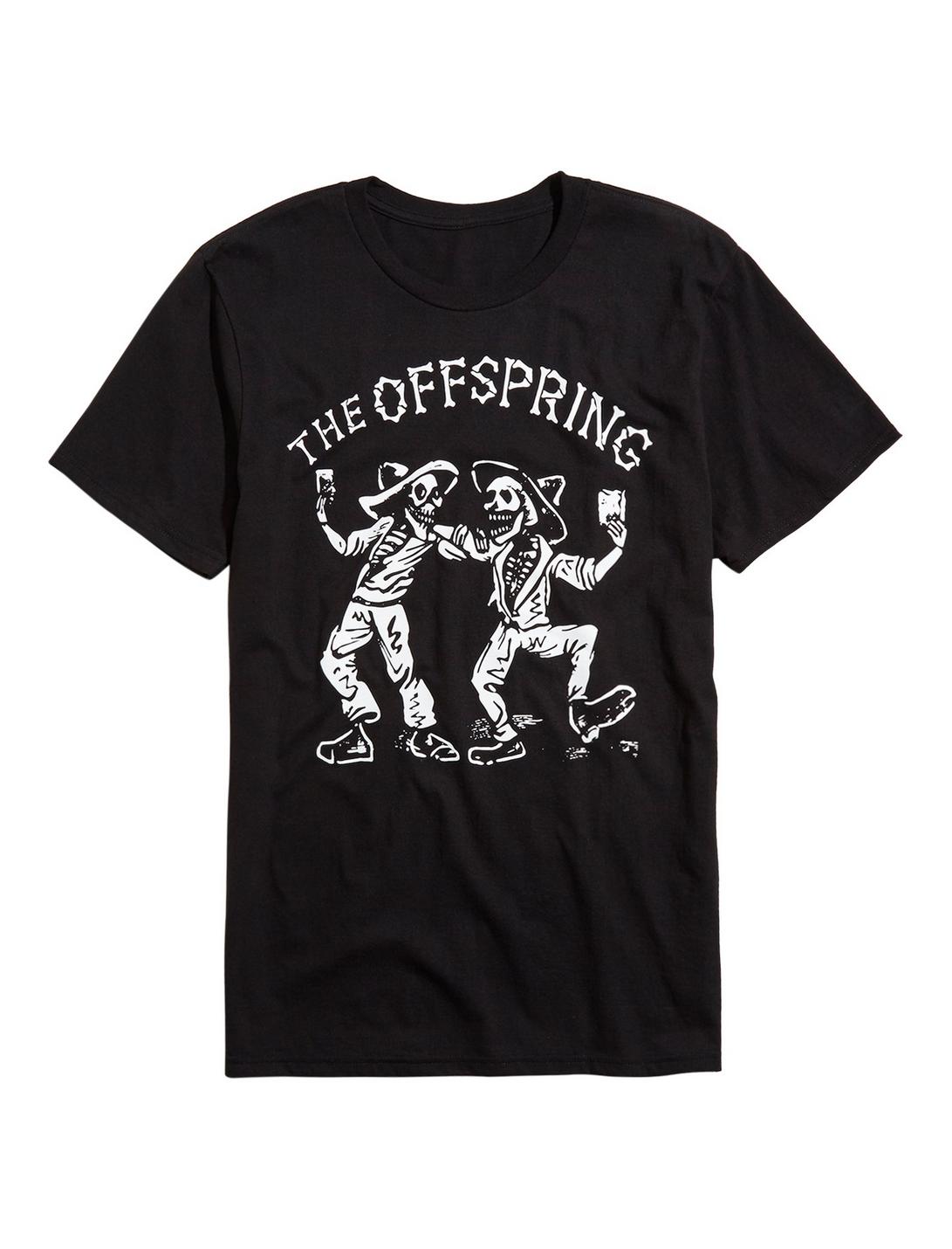 The Offspring Dance Skeletons Dance T-Shirt, BLACK, hi-res