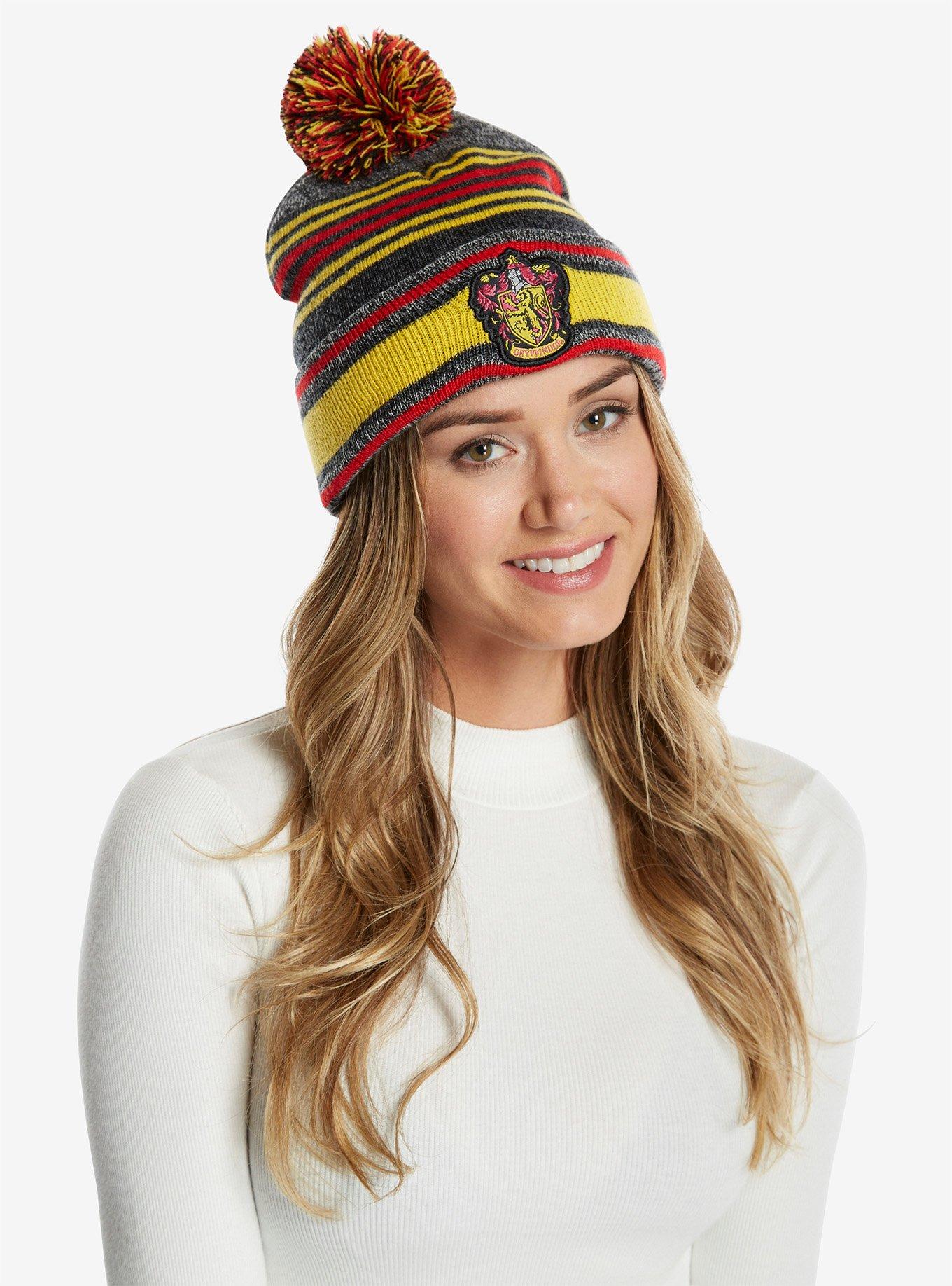 Harry Potter Gryffindor Crest Marbled Beanie, , hi-res