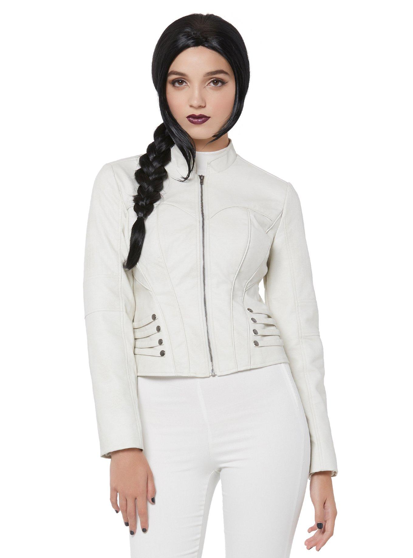 DC Comics DC TV Arrow White Canary Girls Jacket, WHITE, hi-res