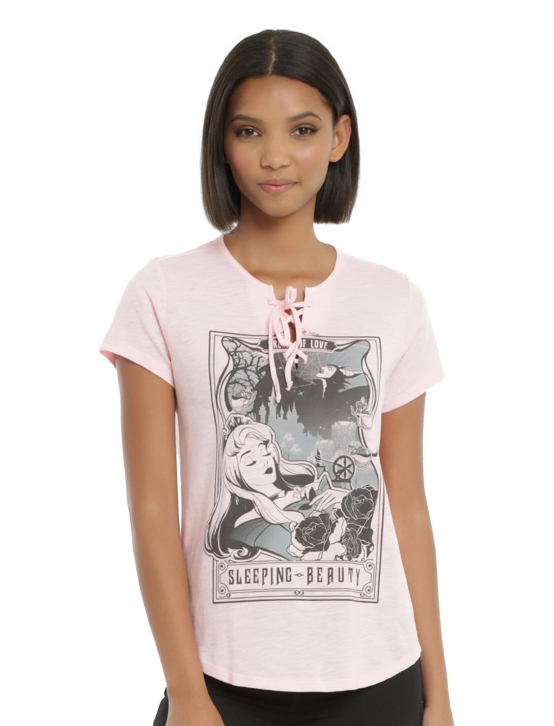 Disney Sleeping Beauty Tarot Girls T-Shirt, LIGHT PINK, hi-res