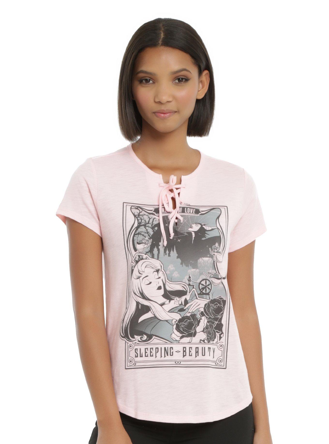 Disney Sleeping Beauty Tarot Girls T-Shirt, LIGHT PINK, hi-res