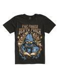 Five Finger Death Punch Gas Mask T-Shirt, BLACK, hi-res