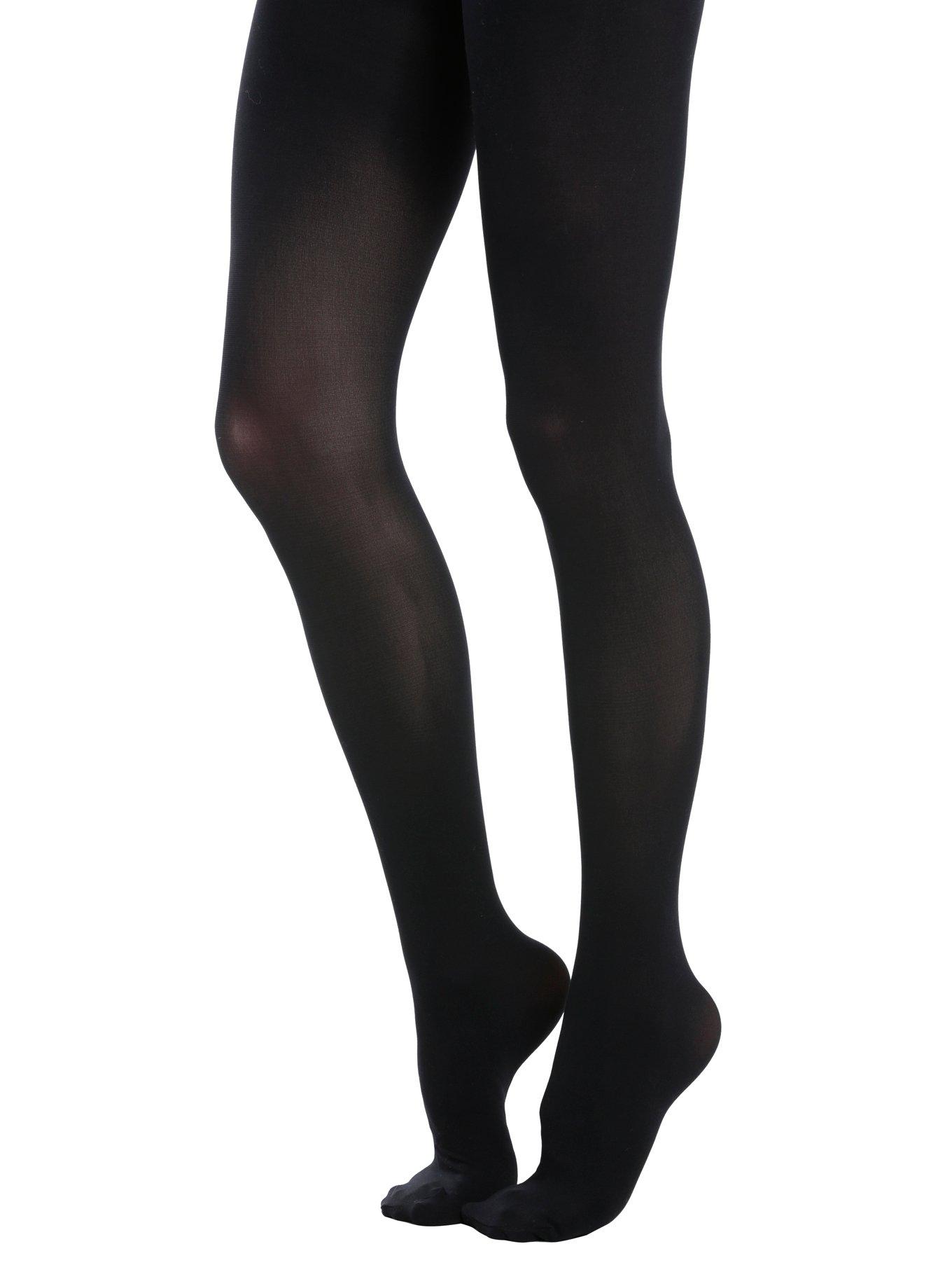 HOT TOPIC FASHION UNIQUE ROCKER ALL OVER TORN PATTERN OPAQUE TIGHTS HARD TO  FIND