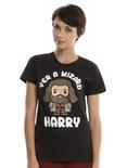 Harry Potter Hagrid Yer A Wizard Girls T-Shirt, BLACK, hi-res