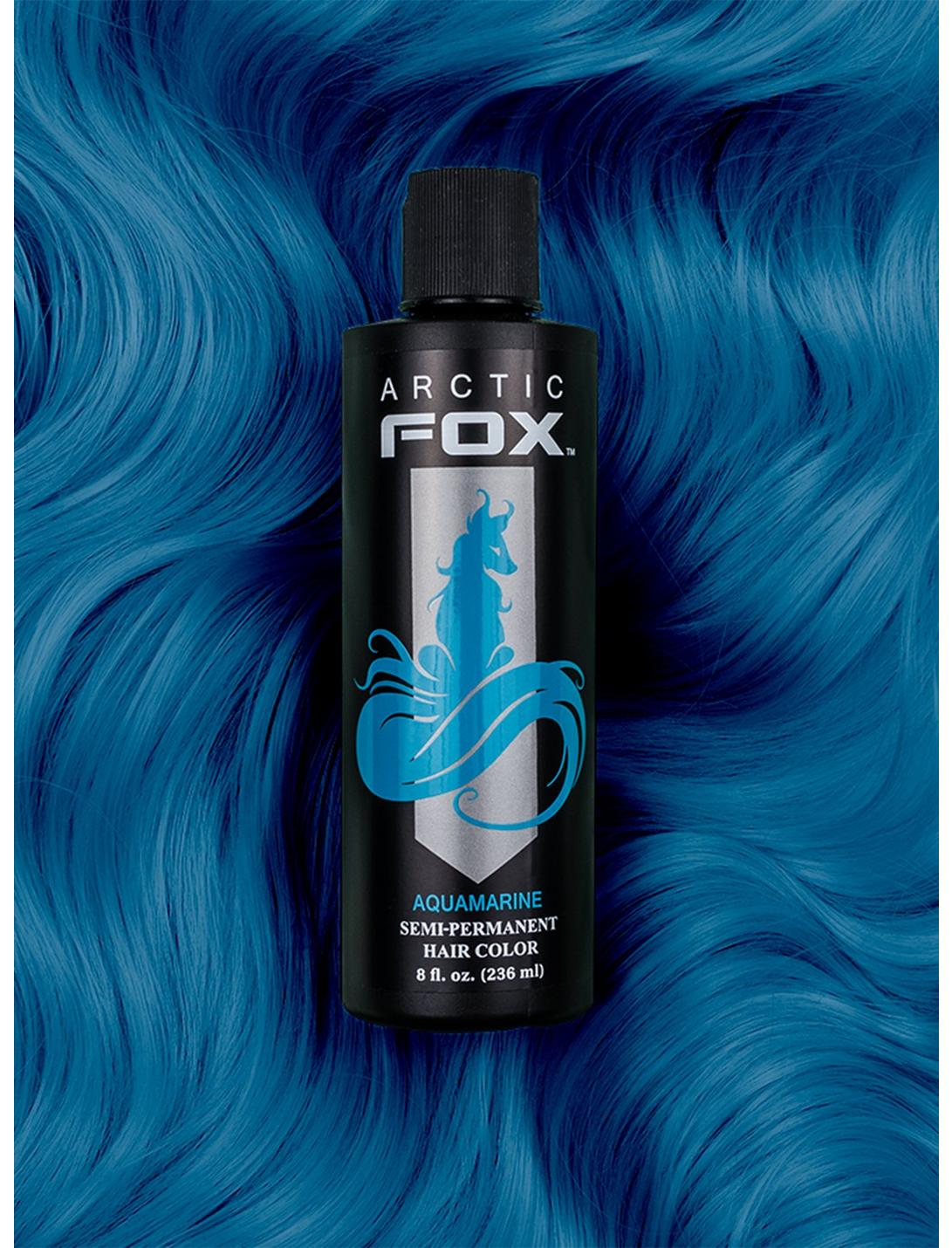 Arctic Fox Semi-Permanent 8 oz. Aquamarine Hair Dye, , hi-res