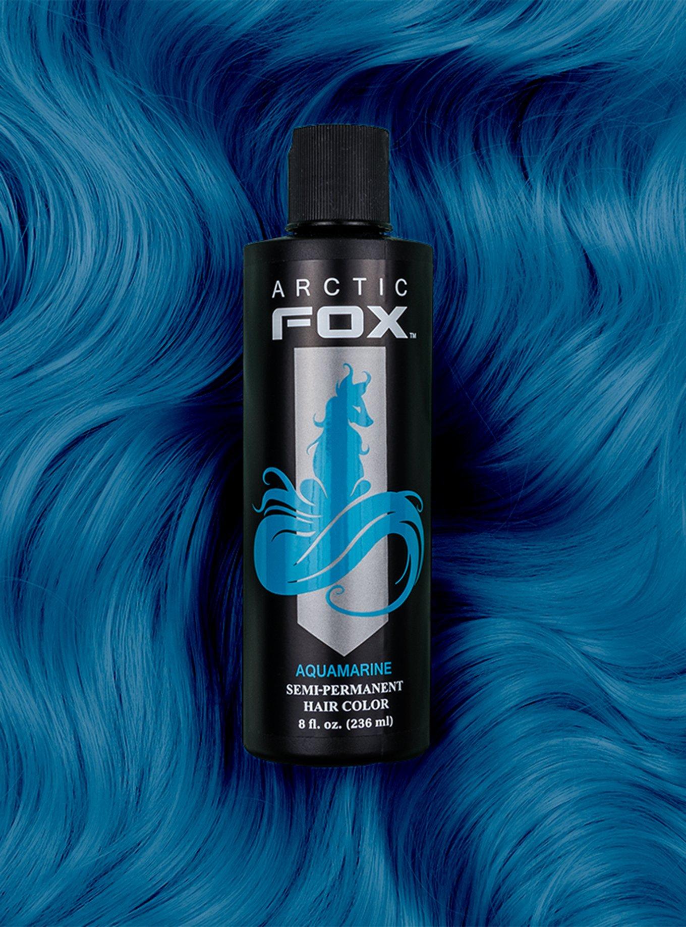 Arctic Fox Semi-Permanent 8 oz. Aquamarine Hair Dye, , hi-res