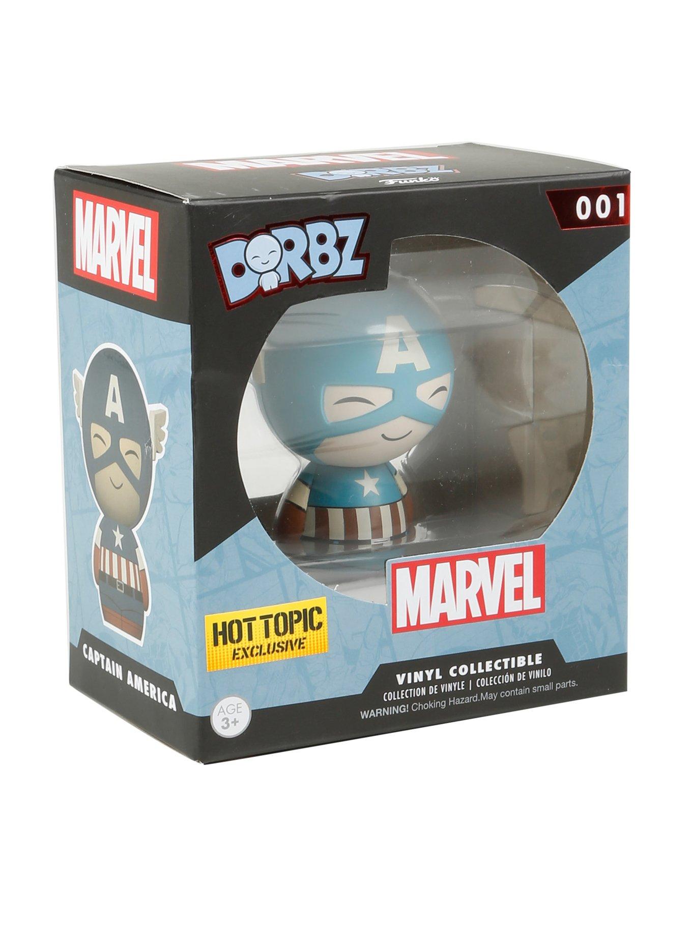 Funko Marvel Captain America 75th Anniversary Dorbz Vinyl Figure Hot Topic Exclusive, , hi-res