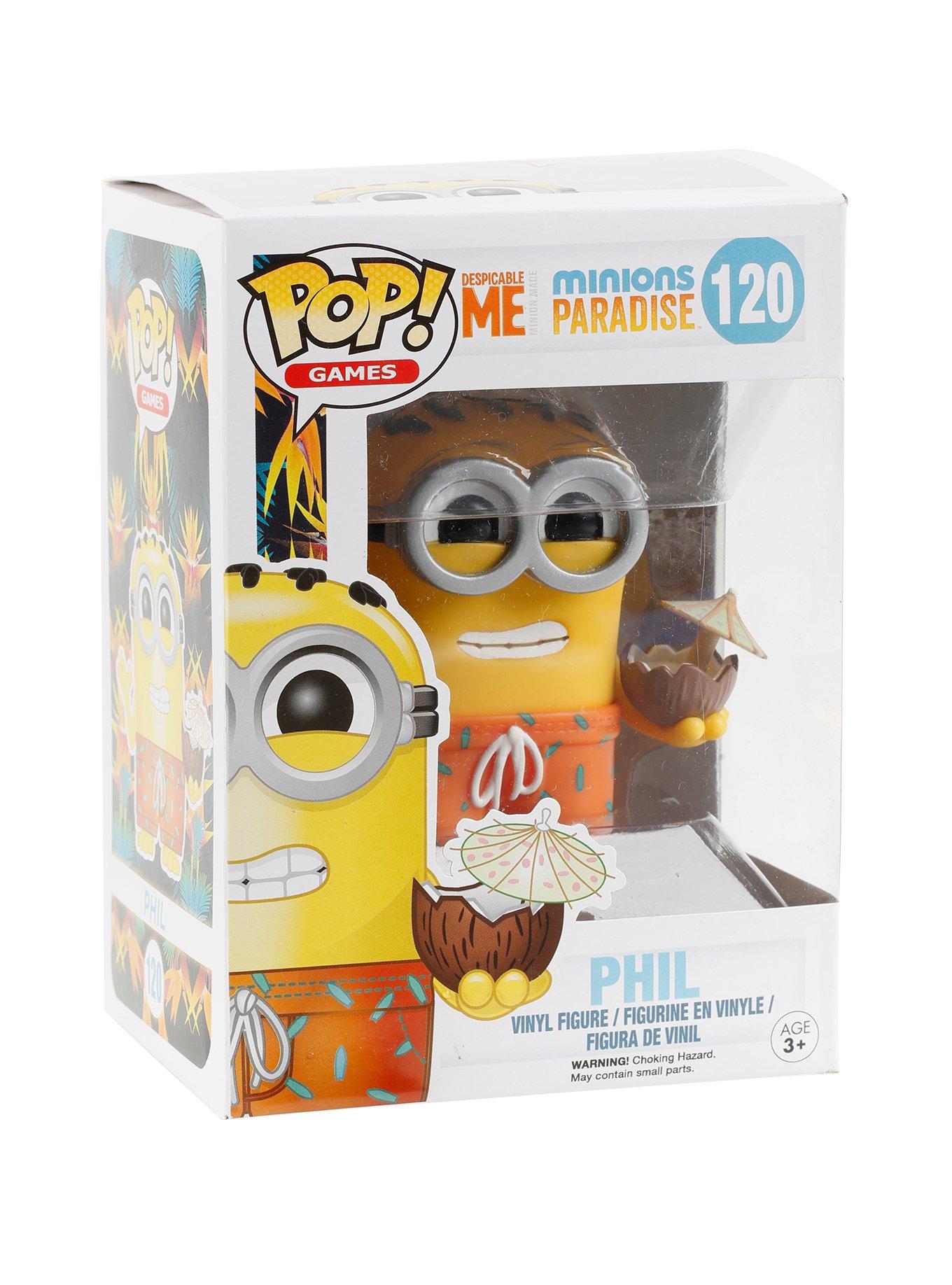 Funko Despicable Me Minions Paradise Pop! Games Phil Vinyl Figure, , hi-res