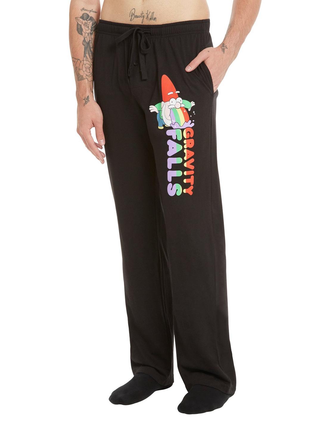 Disney Gravity Falls Barfing Gnome Guys Pajama Pants, BLACK, hi-res