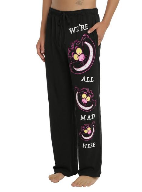 Disney Alice In Wonderland Cheshire Cat Guys Pajama Pants Hot Topic