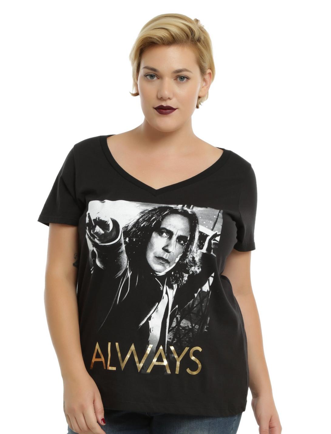 Harry Potter Snape Always Girls T-Shirt Plus Size, BLACK, hi-res