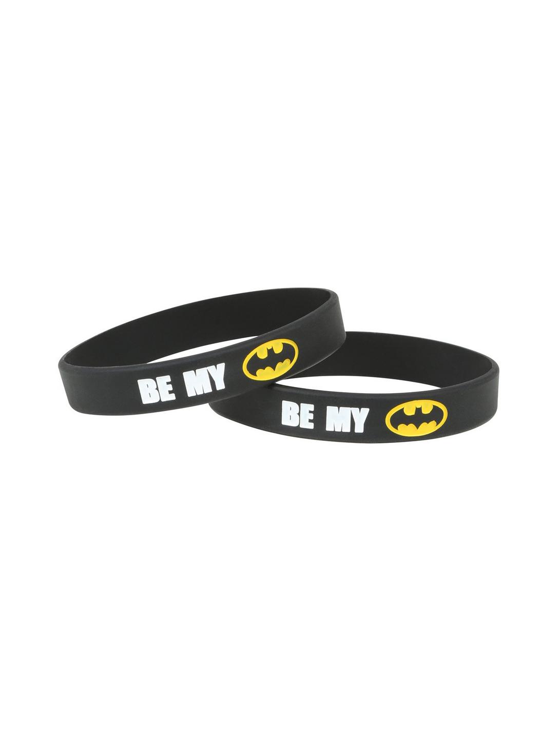 DC Comics Batman Be My Batman Rubber Bracelet Set, , hi-res