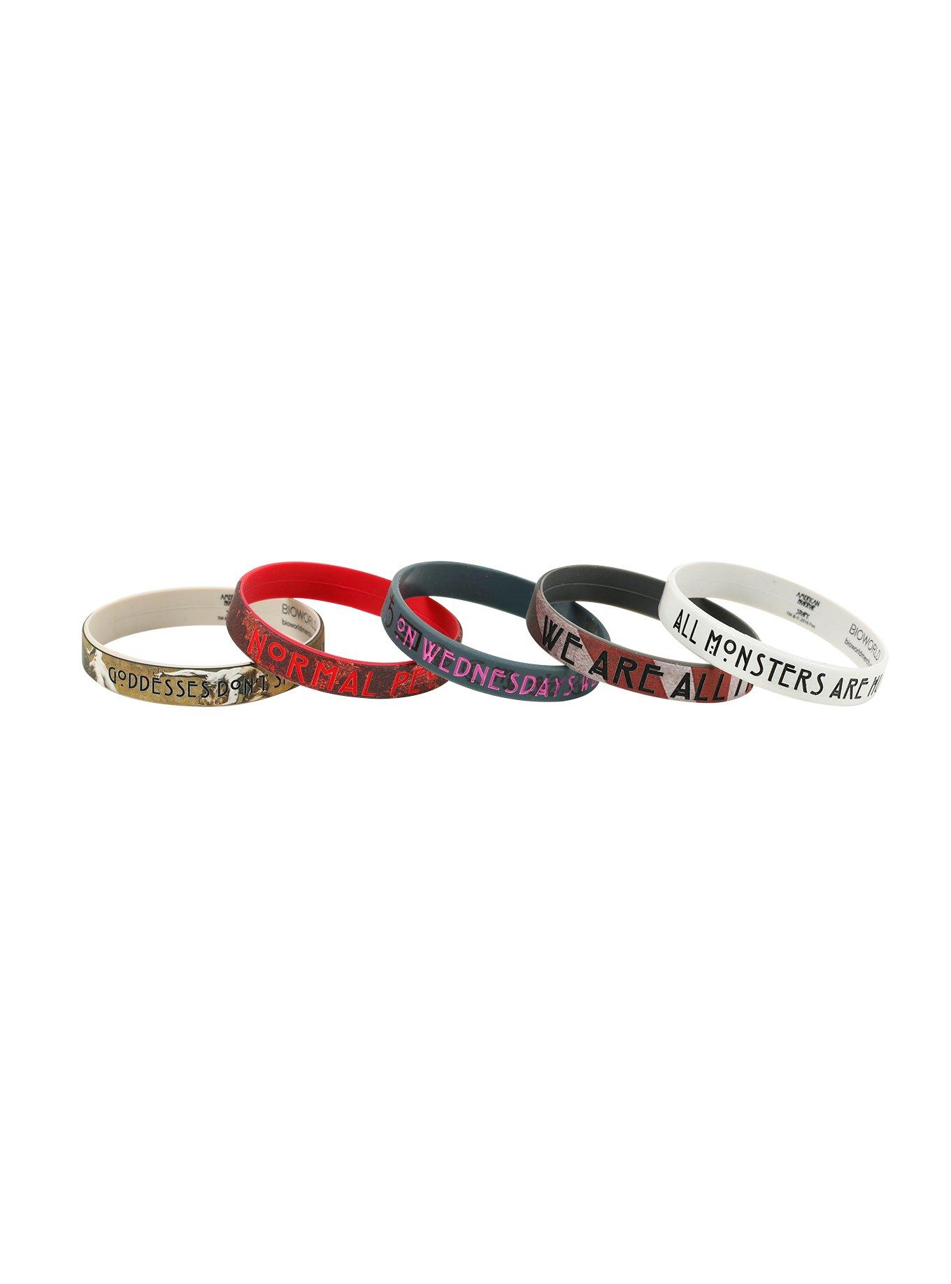 American Horror Story Seasons Rubber Bracelet , , hi-res