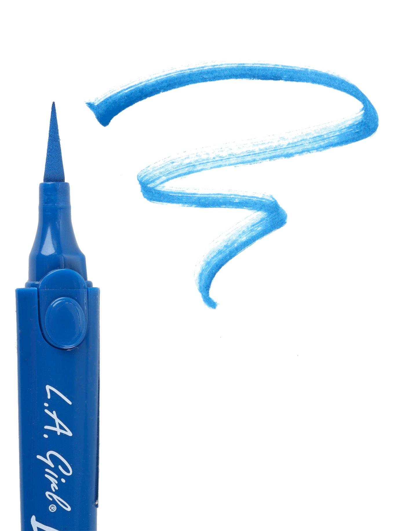 L.A. Girl Line Art Matte Blue Eyeliner, , hi-res